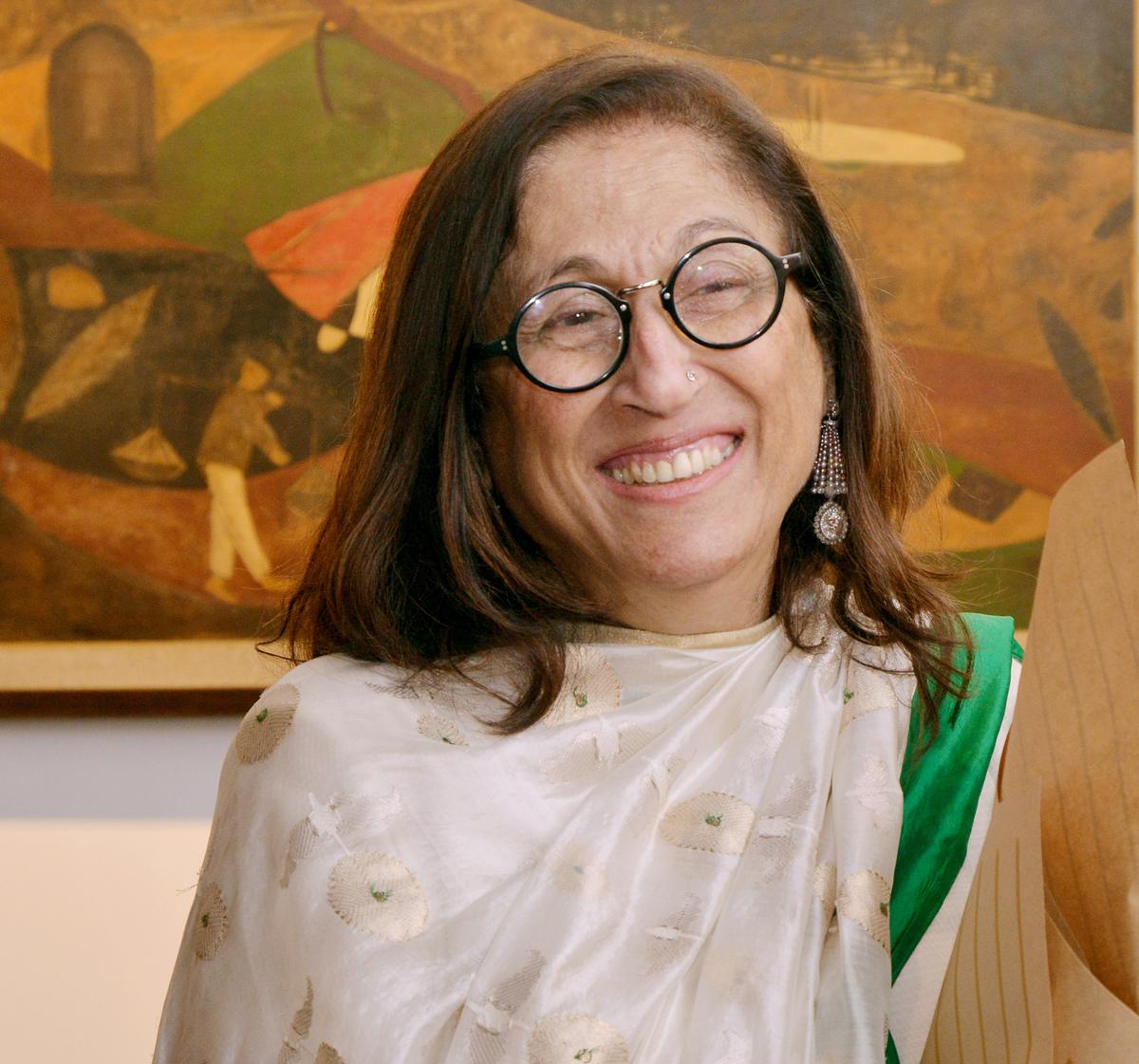 Tamil Nadu, Chennai, 29/11/2023/: ( METRO PLUS ) Kiran Nadar, founder of Kiran Nadar Museum of Arts, at Madras Art Weekend held at Lalit Kala Academy, in Chennai. Photo: Ravindran R/The Hindu